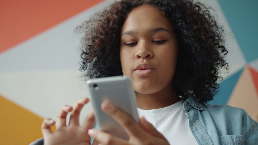 Person discovering content on Instagram